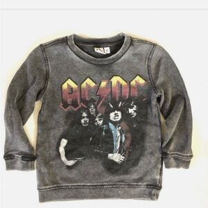 Junk Food AC/DC Kids Graphic Sweatshirt - Gray